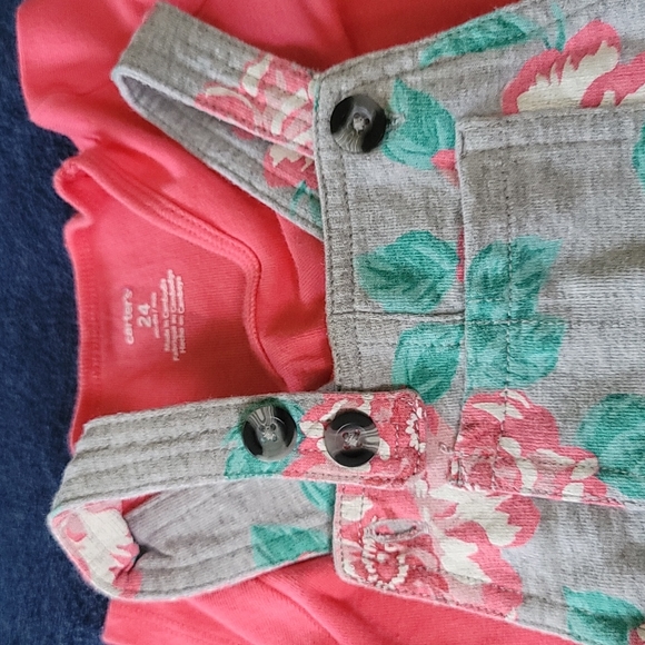 Carter's 24M short overall set - Picture 8 of 8